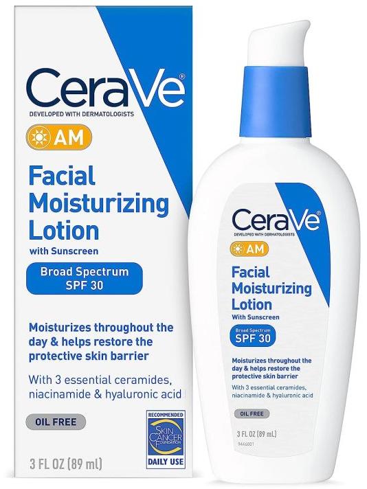 CeraVe Moisturizing Facial Lotion Am, 3 Oz