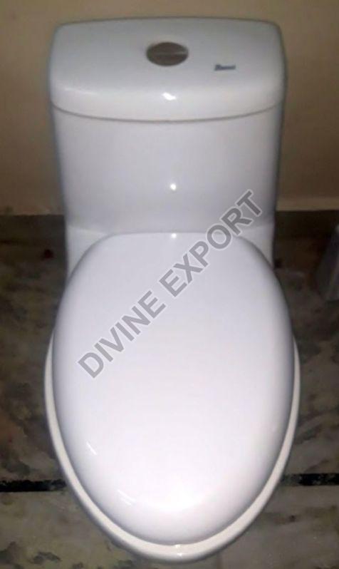 Finecera Ceramic Round Water Closet, for Toilet Use, Color : White