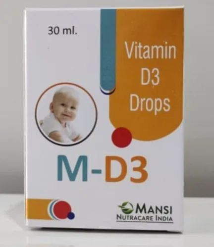 M-D3 Vitamin D3 Drop, Packaging Type : Bottle