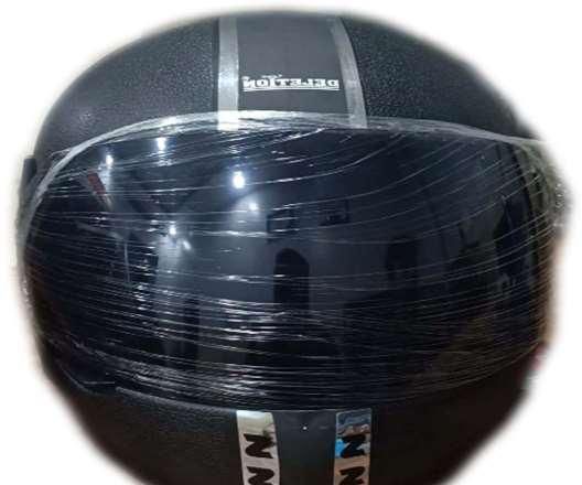Black Studds Chrome Bike Helmet, for IS: 4151 CM/L: 3270246