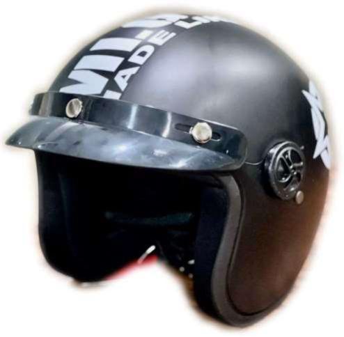 Bullet Open Face Bike Helmet, for Safety Use