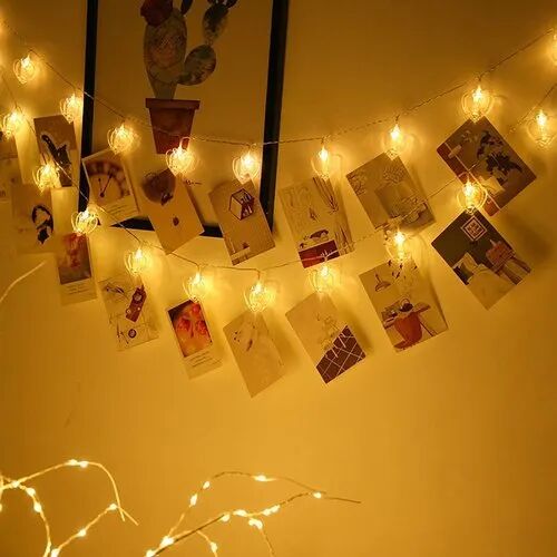 Photo Clips String LED Lights, for Decoration, Lighting Color : Warm White