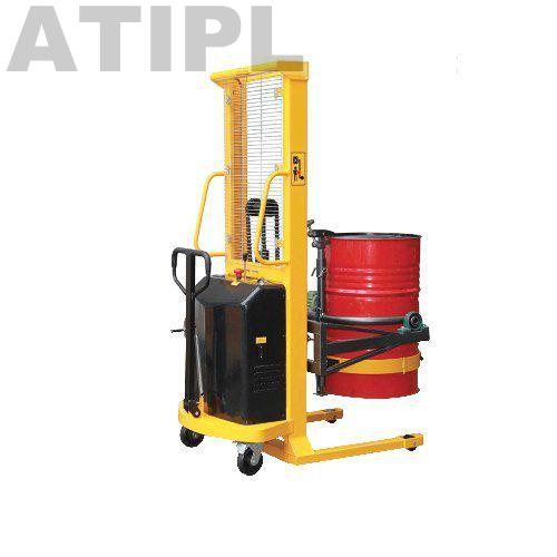 Semi Electric Drum Stacker, for Lifting Goods, Color : Standard Colour