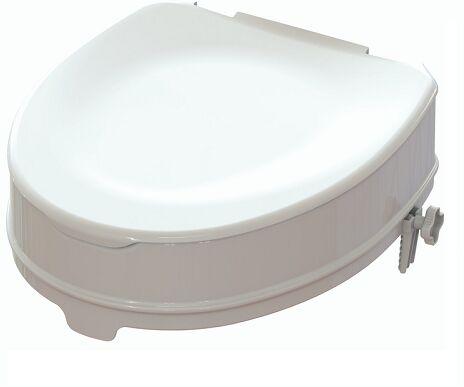 Bathroom Toilet Seat Riser, Color : White
