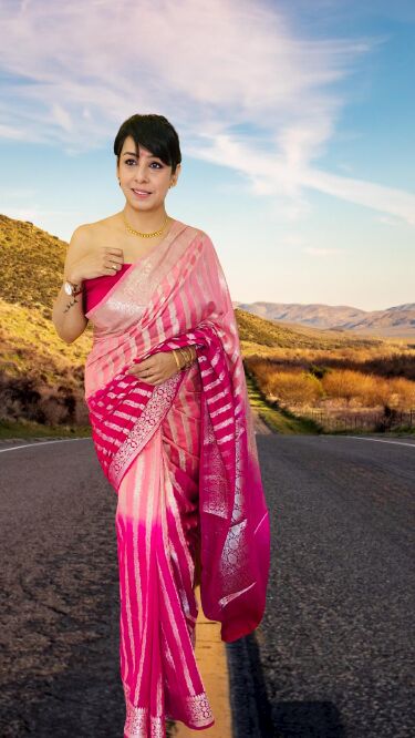 George Printed Fabric Sarees, for Garments, Occasion : Party Wear