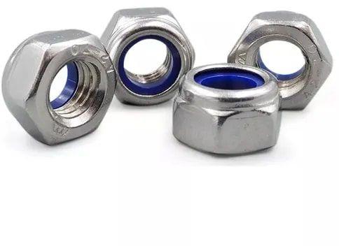 Mild Steel Nylock Lock Nuts, for Fitting Use, Size : Standard