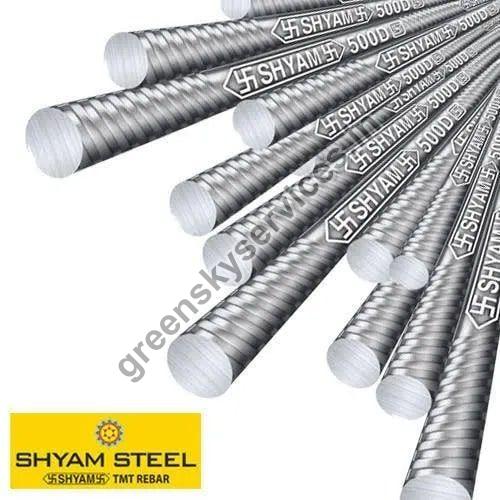 Round 12mm Shyam Steel TMT Bar, for Construction