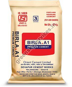 Birla A1 PPC Grade Cement, for Construction Use, Form : Powder