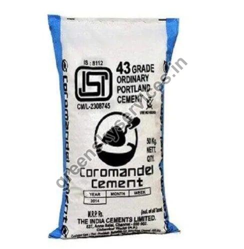 Coromandel 43 Grade Cement, for Construction Use, Form : Powder
