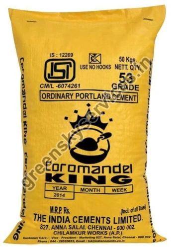 Coromandel 53 Grade Cement, for Construction Use, Form : Powder