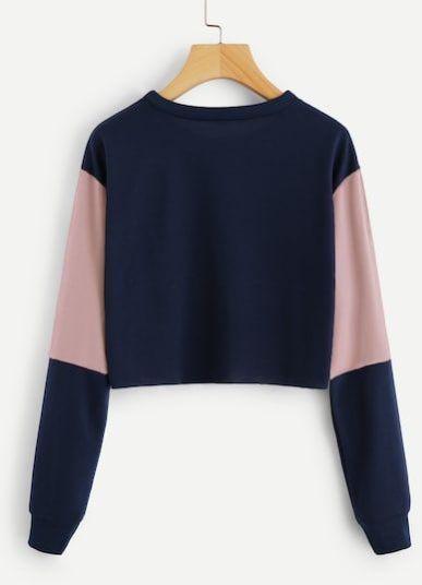 Ladies Cropped Sweatshirt, Raw Material Used:cotton
