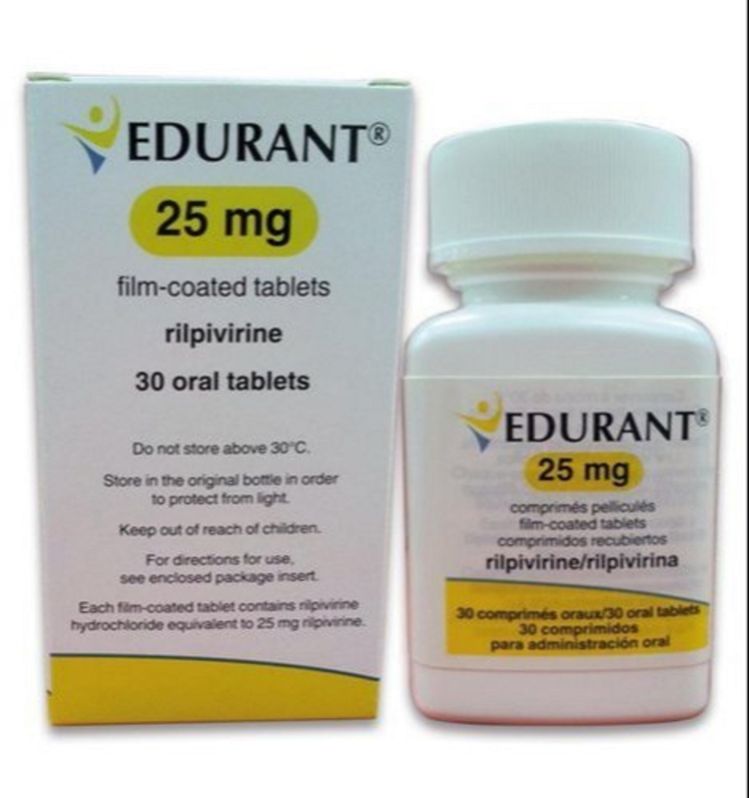 Adurant Rilpivirine Tablet, Packaging Type : Bottle