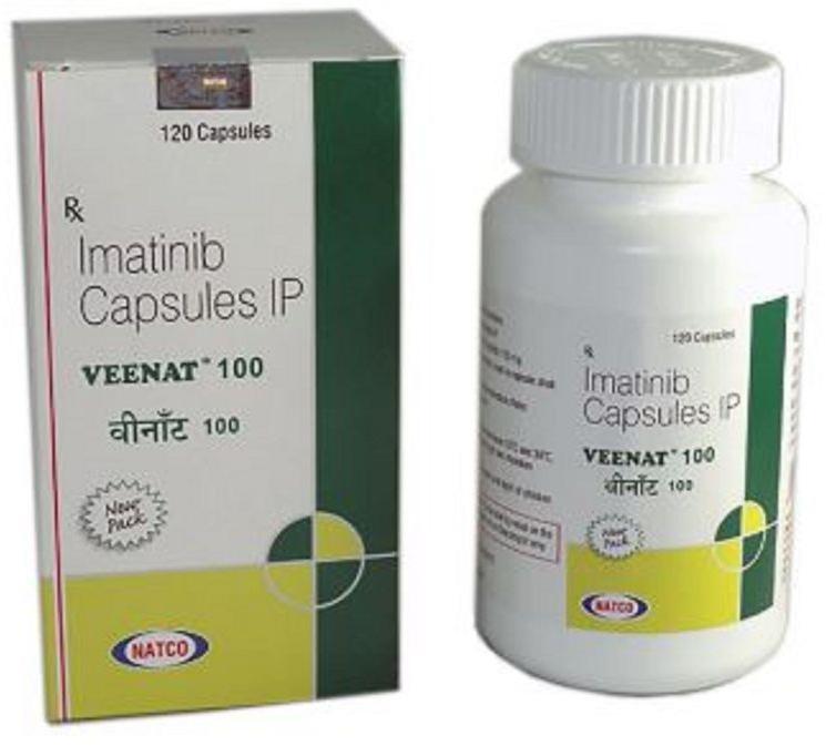 Imatinib capsules, Packaging Type : Bottles