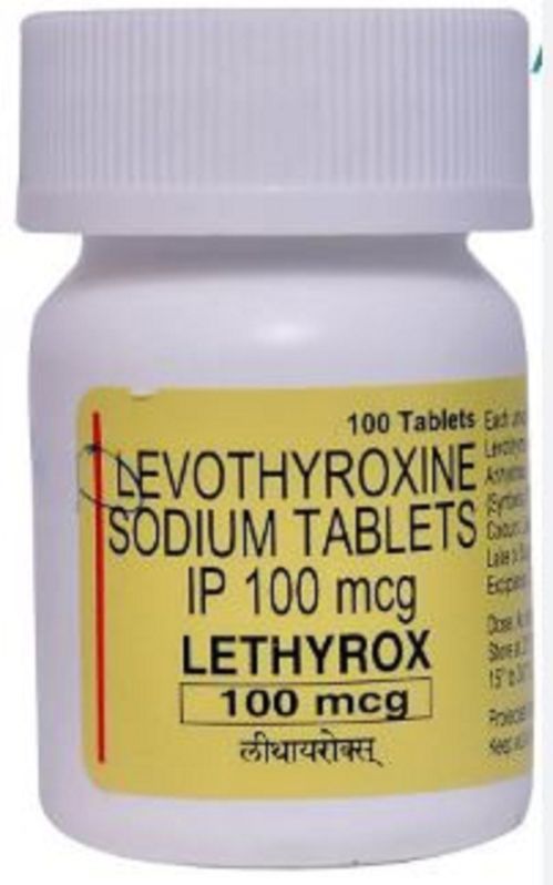 Levothyroxine 100 mcg tablets