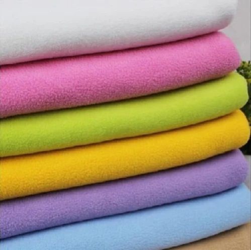 Air Jet Fleece Fabric, for Textile Industry, Pattern : Plain