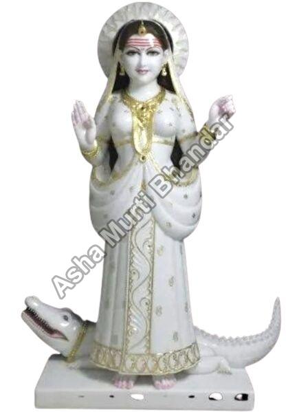 Plain marble goddess statues, for Worship, Temple, Interior Decor, Office, Home, Gifting, Garden