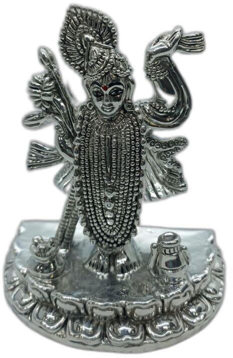 Silver Shreenath Ji Statue