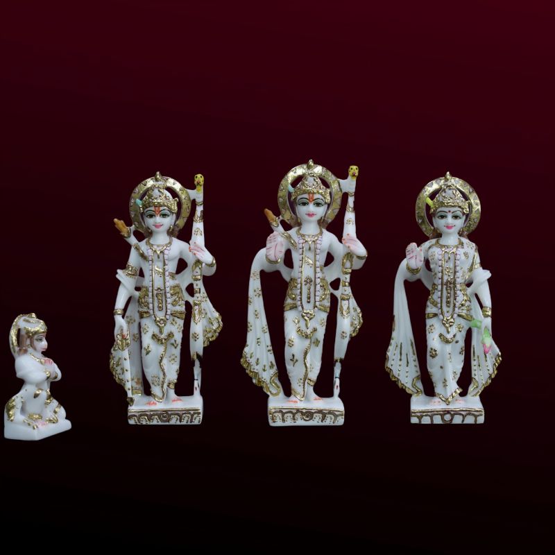 Multicolors 12 Inch Ram Darbar Statue, for Garden, Home, Office, Shop, Temple