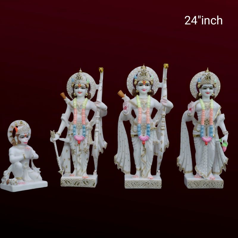 24 Inch Ram Darbar Statue, For Garden, Home, Office, Shop, Temple, Packaging Type : Carton Box