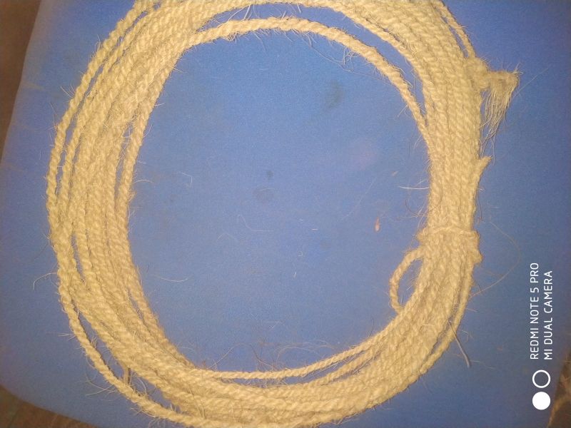 2ply coir rope, Color : Brown