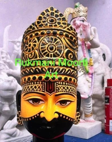 Painted Marble Khatu Shyam Statue