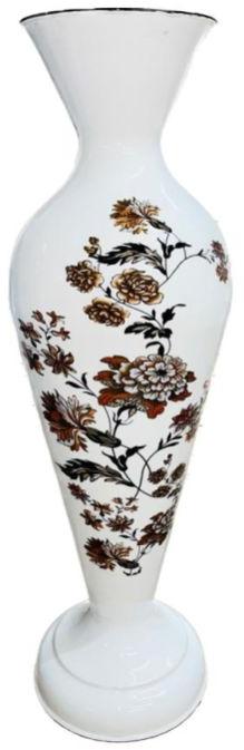 32 inch white matki vase