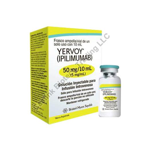 YERVOY (IPILIMUMAB) 10 ml vial (5 mg/ml)