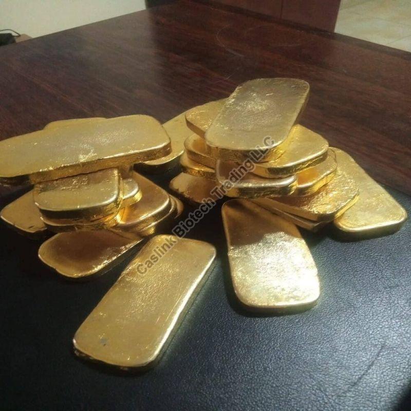 raw gold bars
