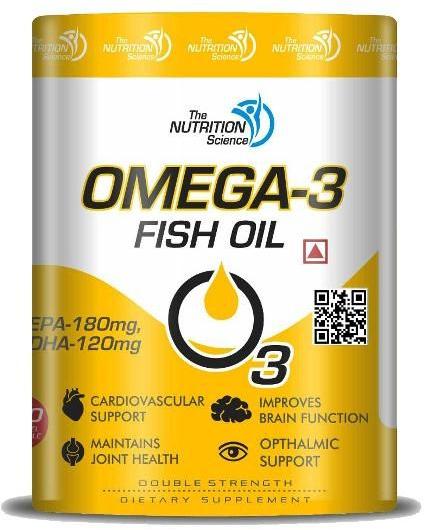 TNS Omega 3 Fish Oil Capsules Gym Supplements