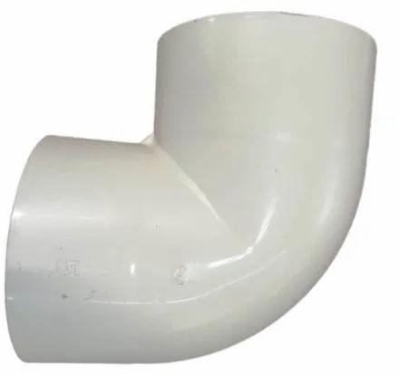 White Polished 140mm PP Elbow, for Pipe Fittings