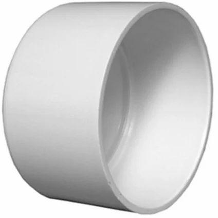 NN White Round 75mm PP End Cap, for Pipe Fitting
