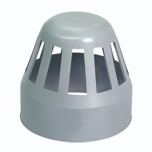 Grey 90mm PP Vent Cowl, for Structure Pipe, Pattern : Plain