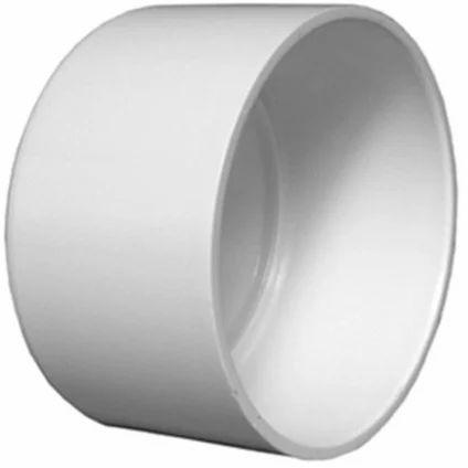 White Round UPVC End Cap, for Pipe Fitting