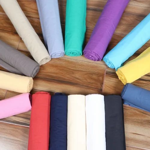Cotton Plain Lining Fabric, for Making Garments, Feature : Premium Quality