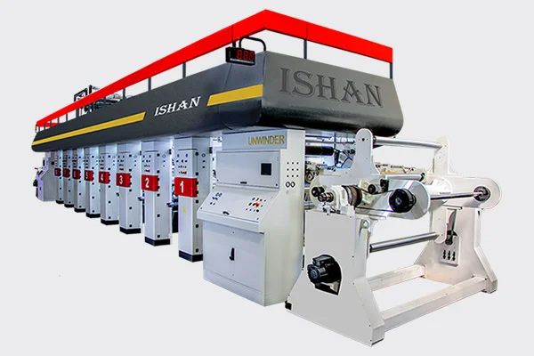 Ishan rotogravure printing machine, for BOPP, PE / LDPE / HDPE, PET