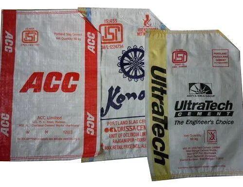 Polypropylene Misprinted Cement Bag, Storage Capacity : 50kg