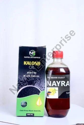 Organic 500ml Kalonji Oil, Color : Black