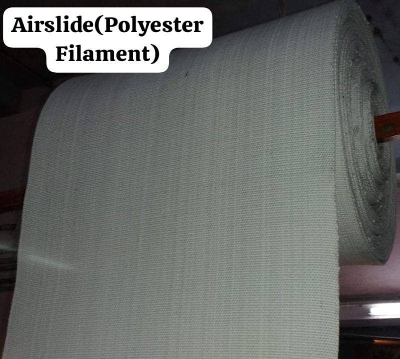 Polyester air slide fabric, Color : White