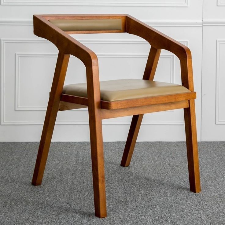 wooden dining room chair