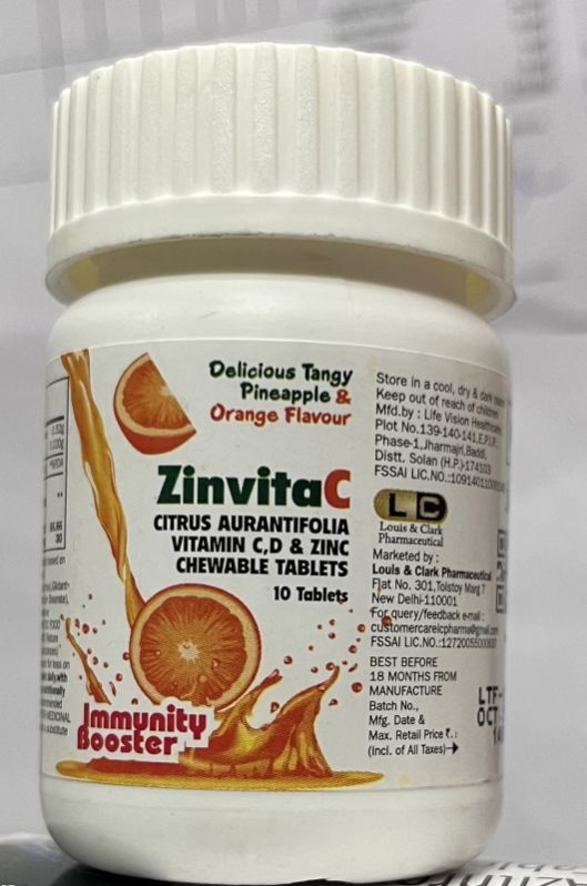 Zinvita c 10s tablets