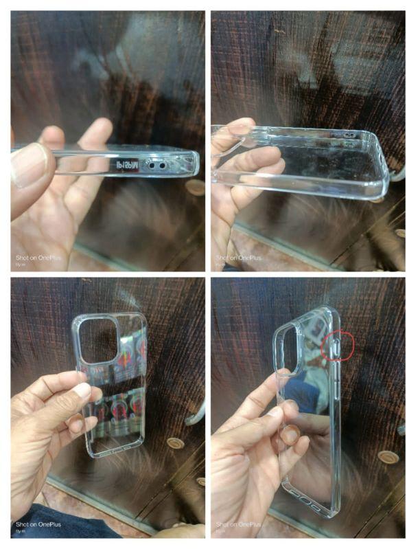 Transparent Plastic Iphone Back Cover, Pattern : Plain