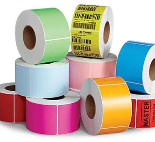 Glossy Lamination Printed Colorful Label, Packaging Type : Roll