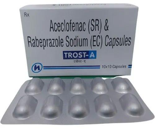 Aceclofenac SR and Rabeprazole Sodium EC Capsules