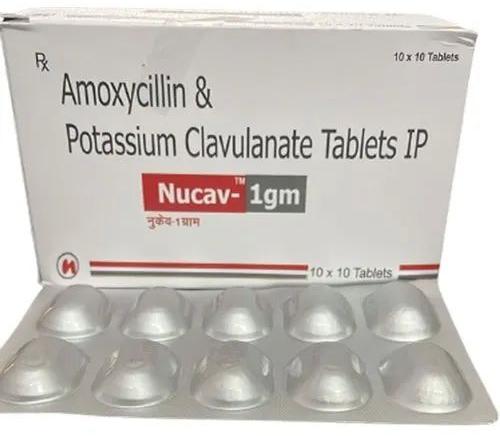 Amoxicillin & Potassium Clavulanate Tablets, Packaging Type : Alu Alu
