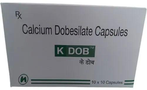 Calcium Dobesilate Capsules, Packaging Size : 10X10 Pack