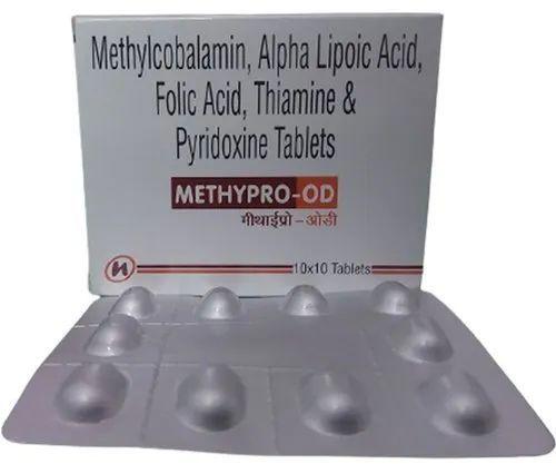Methylcobalamin, Alpha Lipoic Acid, Folic Acid, Thiamine & Pyridoxine Tablets