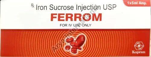 Ferrom Injection, Packaging Type : Vial