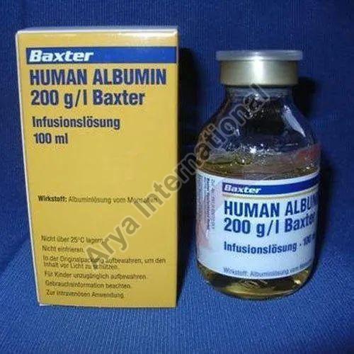 Human Albumin Infusion, Packaging Type : Glass Bottle