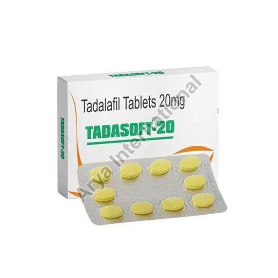 Tadasoft 20mg Tablets, Packaging Type : Blister