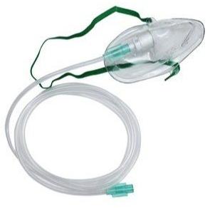Plastic Oxygen Mask, for Hospital, Pattern : Elastic Headloop